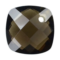 SMOKY QUARTZ BRIOLETTE CUSHION (FULL DRILL) 8MM 1.80 Cts.