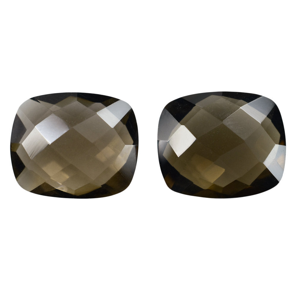 SMOKY QUARTZ BRIOLETTE CUSHION 12X10MM 4.58 Cts.