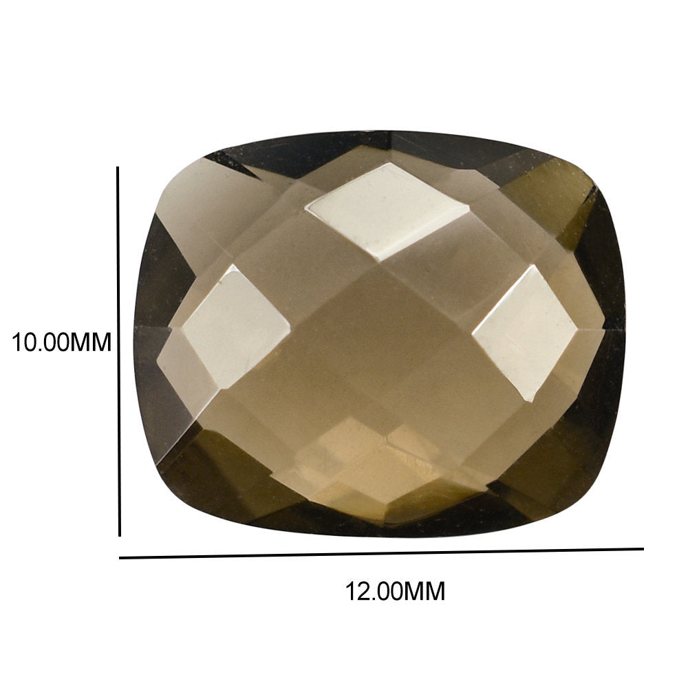 SMOKY QUARTZ BRIOLETTE CUSHION 12X10MM 4.58 Cts.