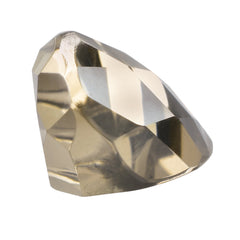 SMOKY QUARTZ CHECKER CUT FANCY HALF HEART 12MM 3.10 Cts.