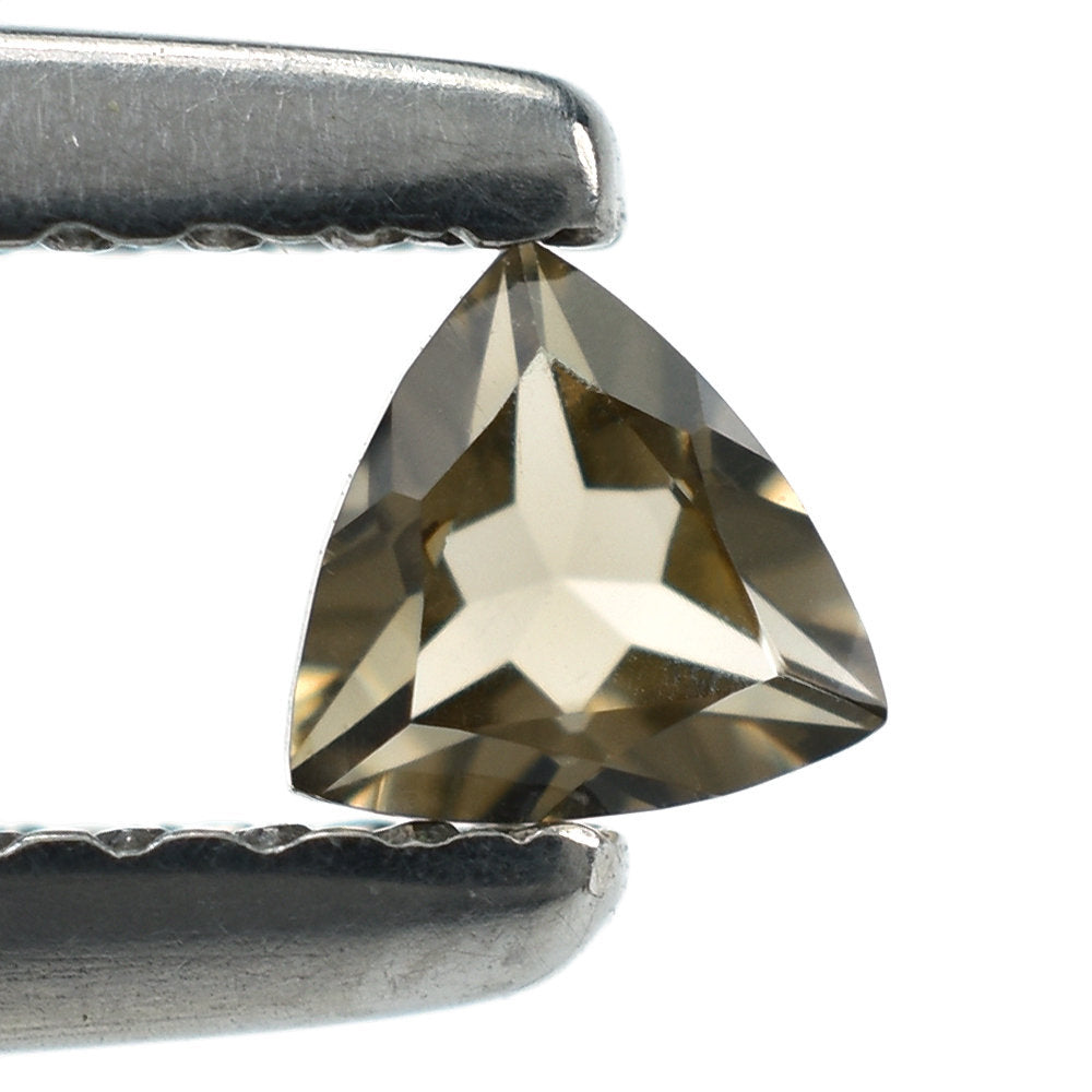 SMOKY QUARTZ CUT TRILLION 3.50MM 0.12 Cts.