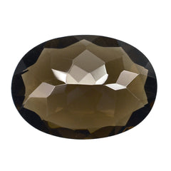 SMOKY QUARTZ CUT OVAL 18X13MM 9.06 Cts.