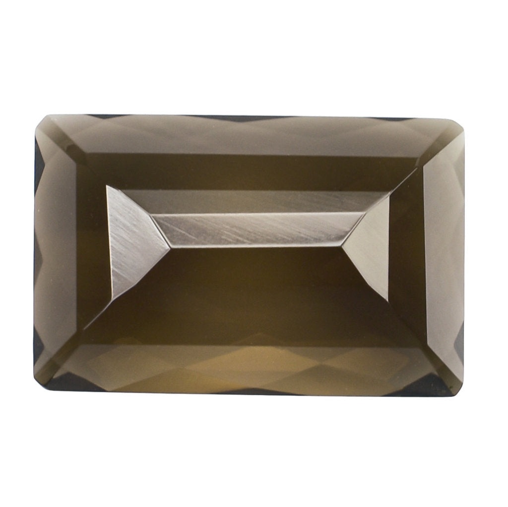 SMOKY QUARTZ CHECKER CUT OCTAGON 20X13MM 16.60 Cts.
