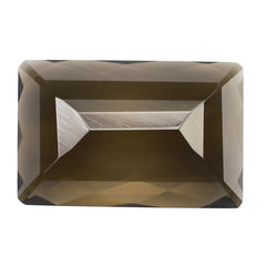 SMOKY QUARTZ CHECKER CUT OCTAGON 20X13MM 16.60 Cts.