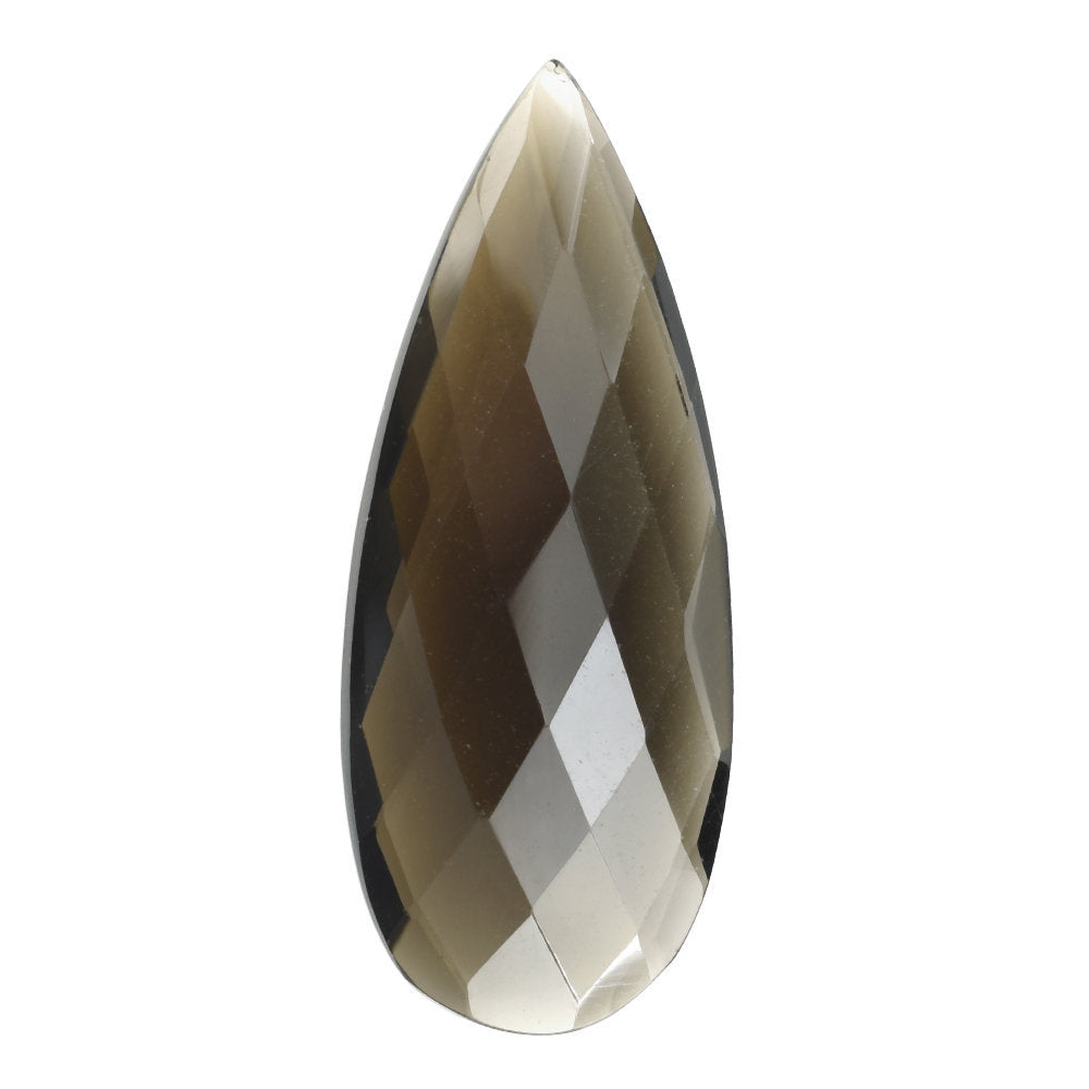 SMOKY QUARTZ BRIOLETTE PEAR 30X12MM 10.88 Cts.