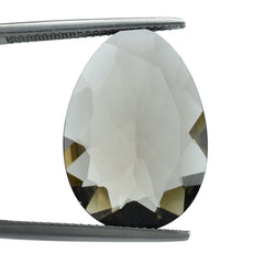 SMOKY QUARTZ IRREGULAR CUT OVAL 22X15.50MM 11.71 Cts.