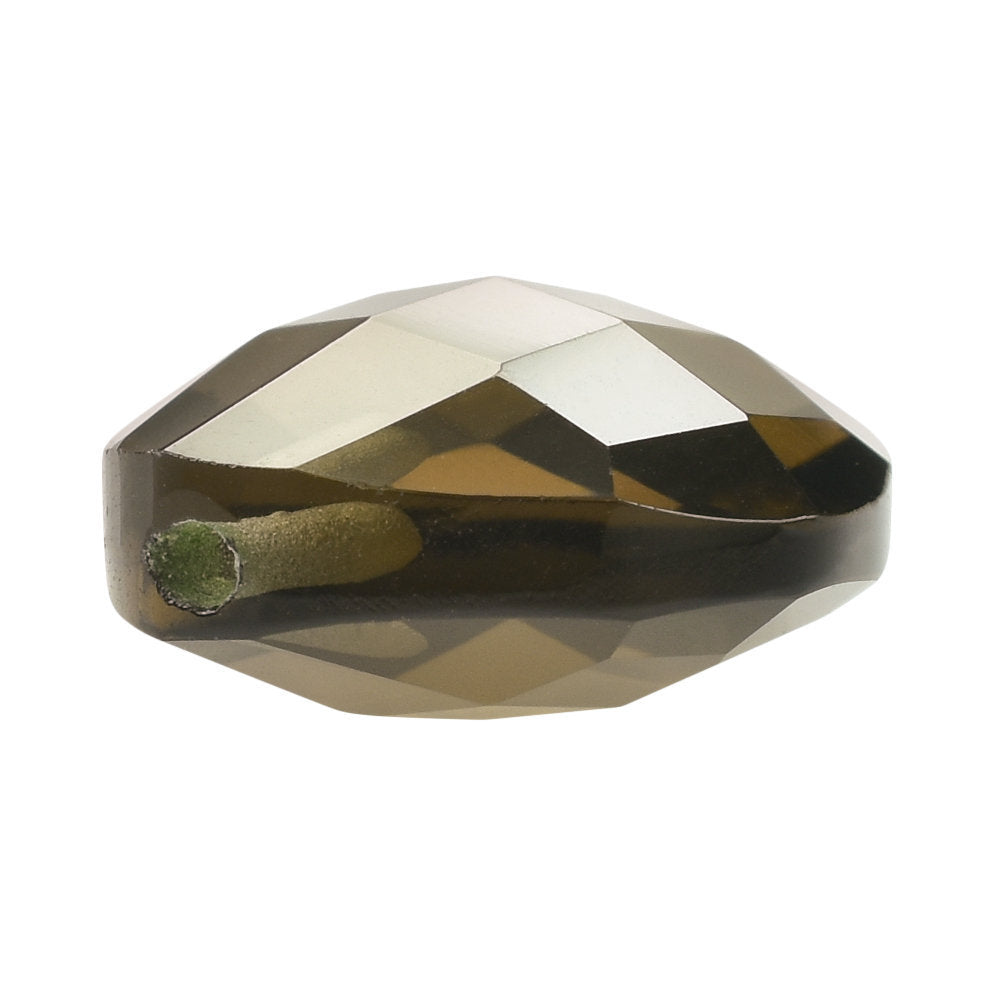 SMOKY QUARTZ BRIOLETTE CUSHION (HALF DRILL) 10 MM 3.88 Cts.