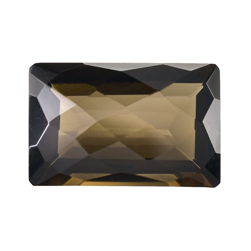 SMOKY QUARTZ CHECKER CUT OCTAGON 20X13 MM 16.38 Cts.