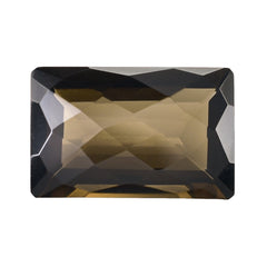 SMOKY QUARTZ CHECKER CUT OCTAGON 20X13 MM 16.38 Cts.