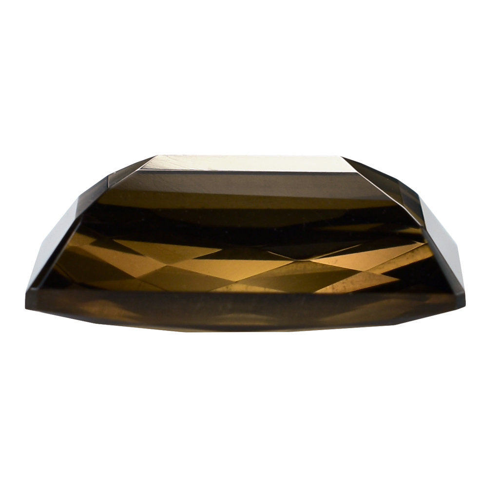 SMOKY QUARTZ CHECKER CUT OCTAGON 20X13 MM 16.38 Cts.