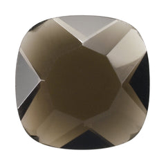 SMOKY QUARTZ CUT CUSHION BOTH SIDE TABLE 10 MM 2.56 Cts.