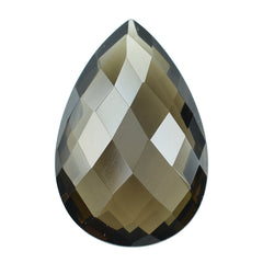 SMOKY QUARTZ BRIOLETTE PEAR 24X16MM 18.53 Cts.