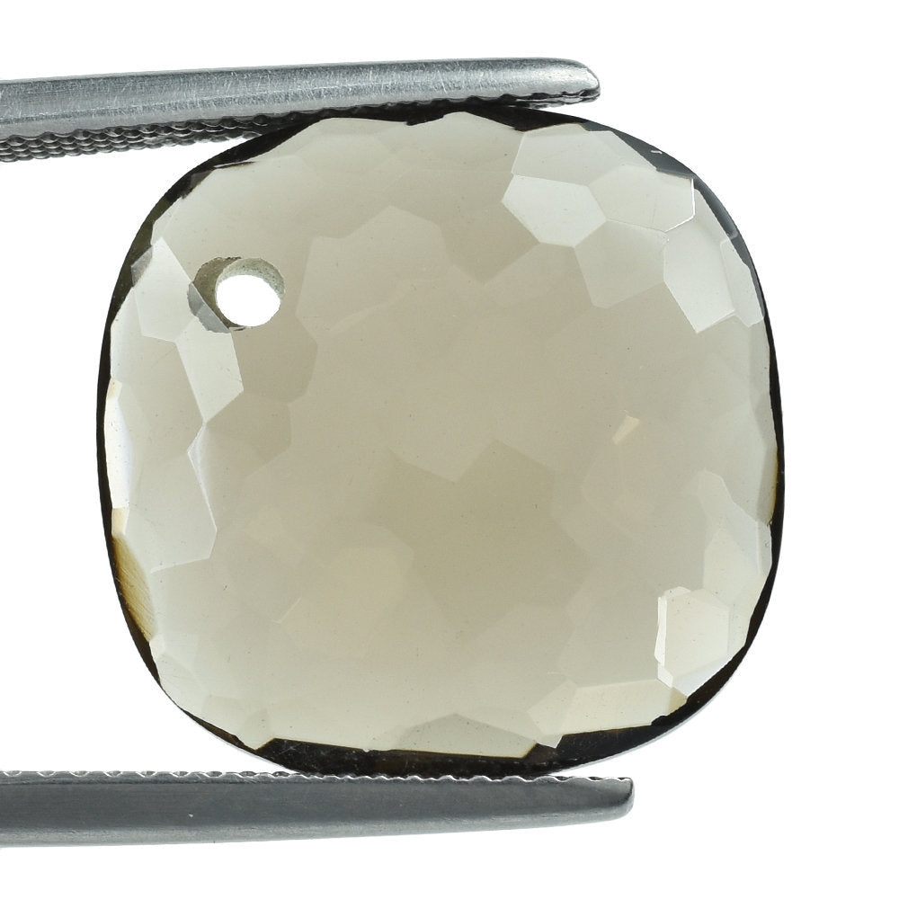 SMOKY QUARTZ IRREGULAR BRIOLETTE CUSHION 18MM (FULL DRILL) 13.48 Cts.