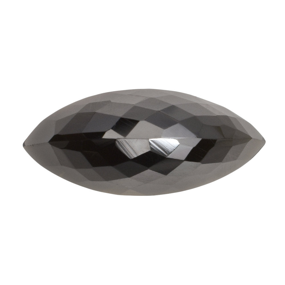 SMOKY QUARTZ CUT HIGH DOME WITH FLAT BOTTOM MARQUISE 23X10MM 11.87 Cts.