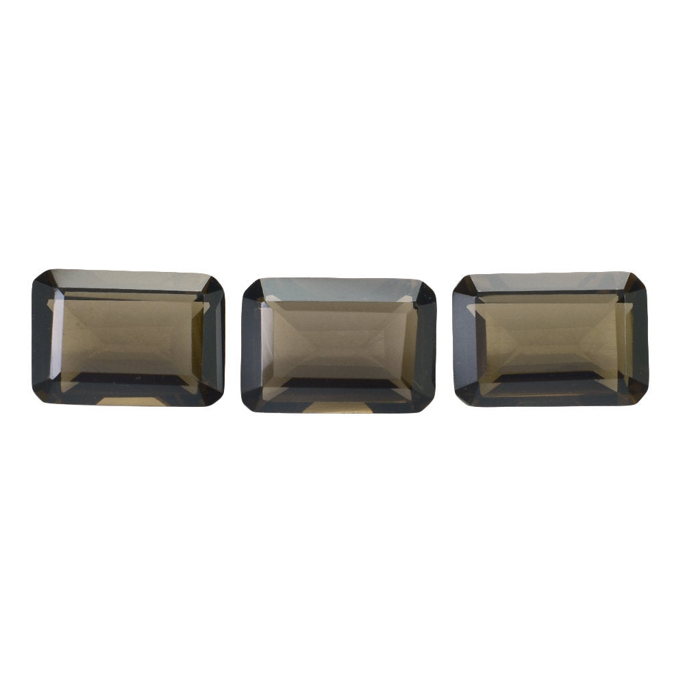 SMOKY QUARTZ CUT OCTAGON 8X5.50MM 1.40 Cts.
