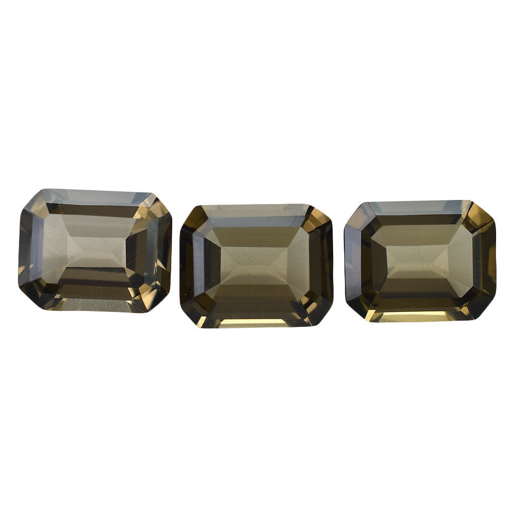 SMOKY QUARTZ CUT OCTAGON 9.70X7.70MM 2.67 Cts.