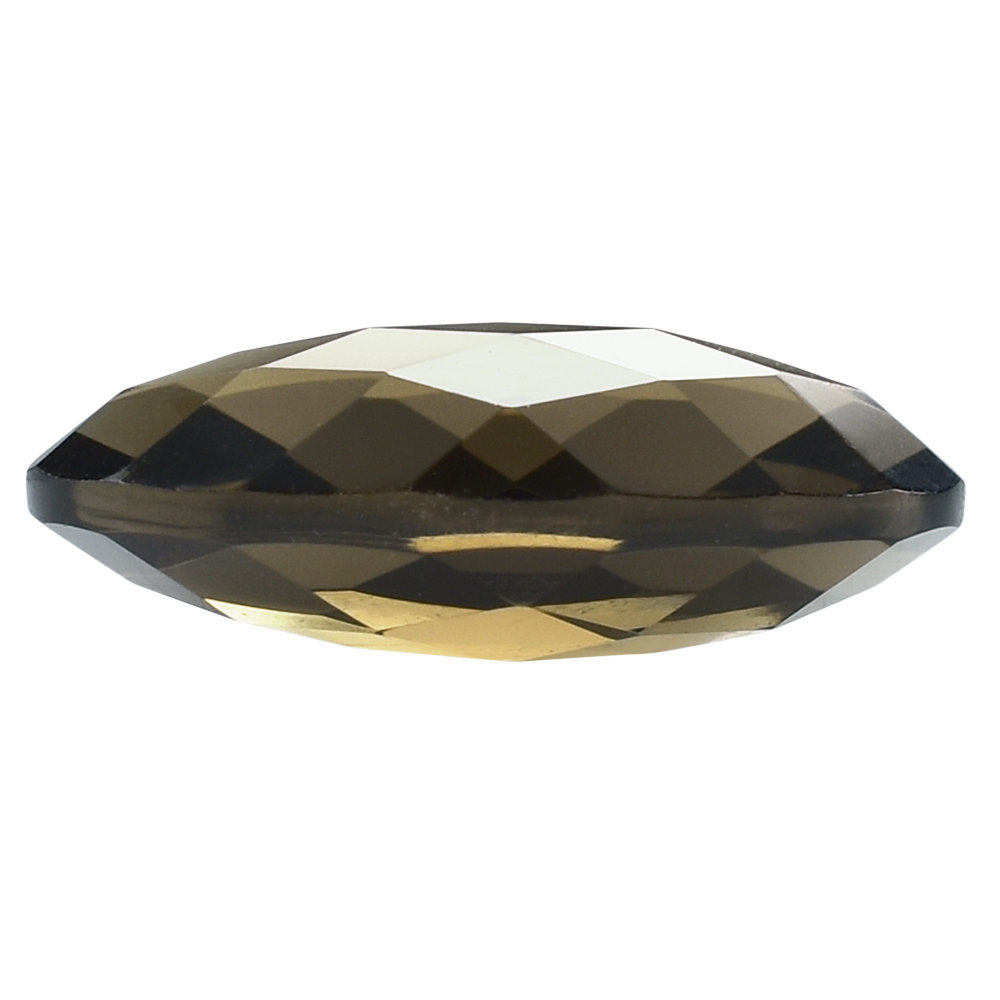 SMOKY QUARTZ BRIOLETTE OVAL 18.50X9.50MM 7.45 Cts.