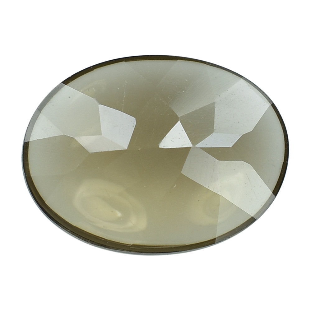 SMOKY QUARTZ BUFF TOP OVAL 12X9MM 2.71 Cts.