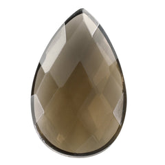 SMOKY QUARTZ BRIOLETTE (GRAVE IN GRIDDLE) PEAR 14X9MM 4.18 Cts.