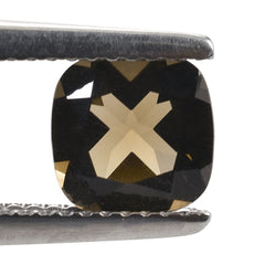 SMOKY QUARTZ CUT CUSHION 7.00MM 1.32 Cts.