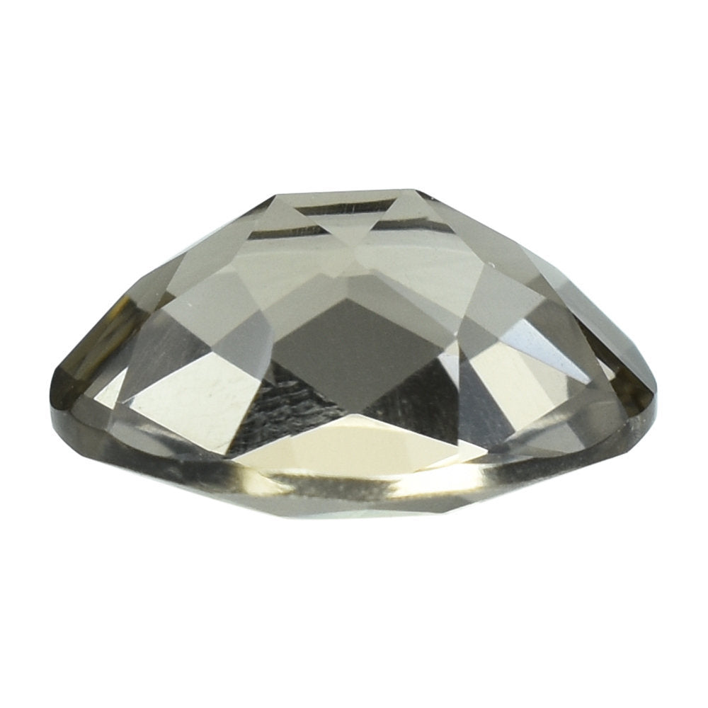 SMOKY QUARTZ CHECKER CUT OVAL 10X8MM 2.28 Cts.