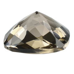 SMOKY QUARTZ CHECKER CUT CUSHION 14.00MM 9.90 Cts.