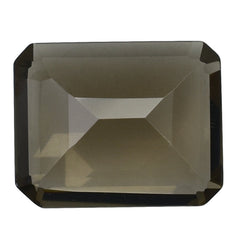 SMOKY QUARTZ CUT OCTAGON 10X8MM 2.83 Cts.