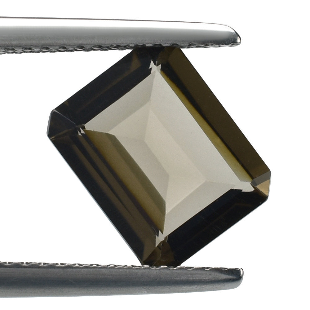 SMOKY QUARTZ CUT OCTAGON 10X8MM 2.83 Cts.