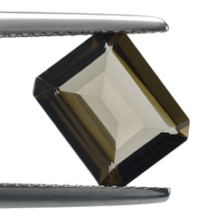 SMOKY QUARTZ CUT OCTAGON 10X8MM 2.83 Cts.