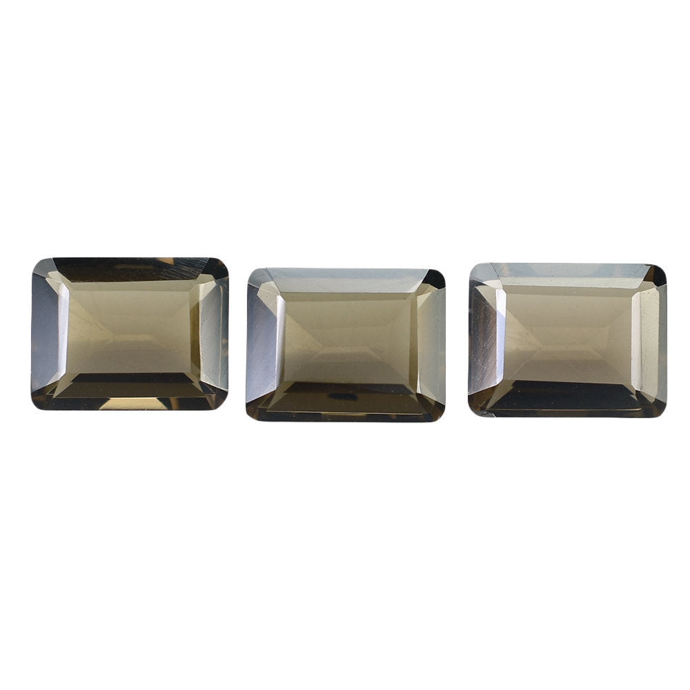 SMOKY QUARTZ CUT OCTAGON 9X7 MM 2.41 Cts.