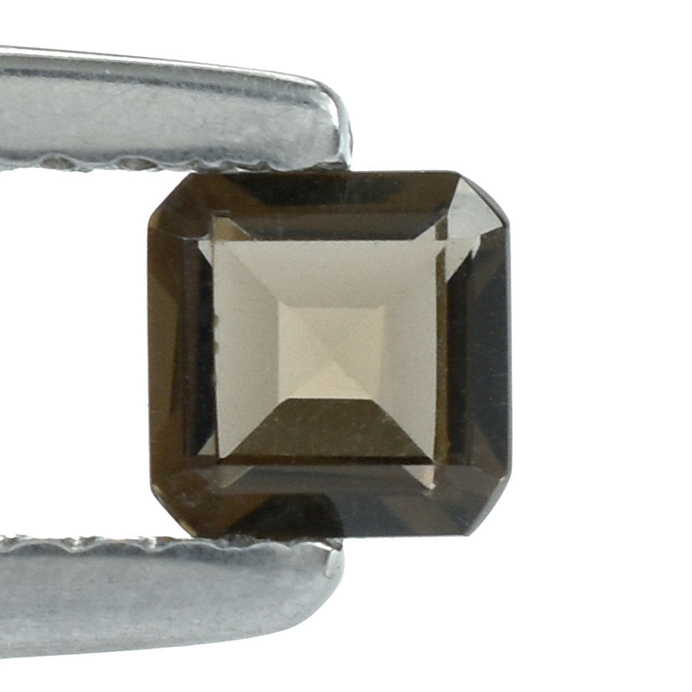 SMOKY QUARTZ CUT SQUARE-OCTAGON 4.00MM 0.29 Cts.