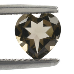 SMOKY QUARTZ CUT HEART 7.00MM 1.13 Cts.