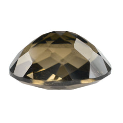 SMOKY QUARTZ CHECKER CUT (HIGH DOME) OVAL 14X10MM 6.18 Cts.