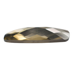 SMOKY QUARTZ CHECKER CUSHION CAB 25X15MM 11.68 Cts.