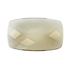 SMOKY QUARTZ CHECKER CUSHION CAB 25X15MM 11.68 Cts.