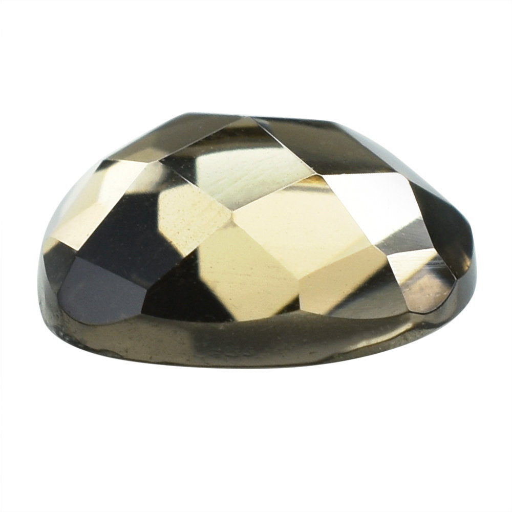 SMOKY QUARTZ CHECKER CUSHION CAB 8.00MM 1.66 Cts.