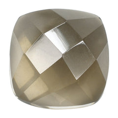 SMOKY QUARTZ CHECKER CUSHION CAB 6.00MM 0.94 Cts.