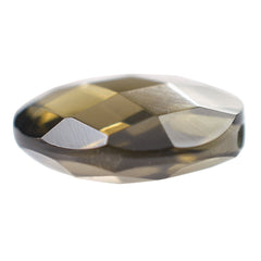 SMOKY QUARTZ BRIOLETTE OVAL (HALF DRILL) 10X8MM 2.45 Cts.