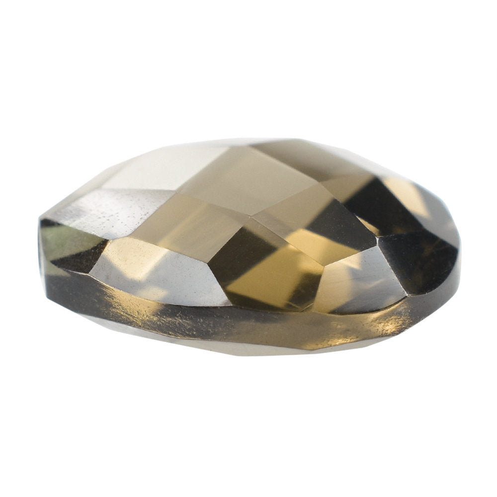 SMOKY QUARTZ BRIOLETTE HEART (HALF DRILL) 10.00MM 2.96 Cts.