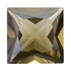 SMOKY QUARTZ PRINCESS CUT SQUARE 7.00MM 1.51 Cts.