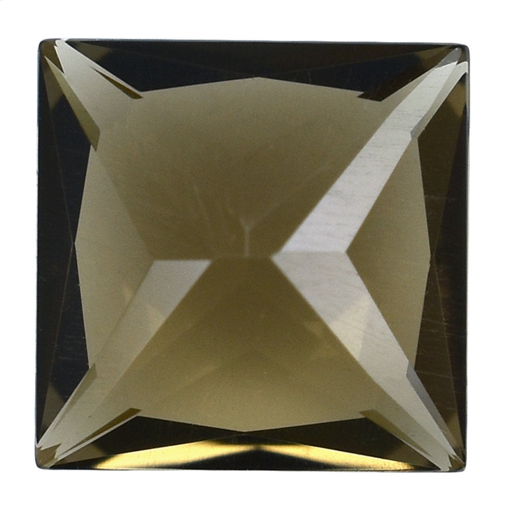 SMOKY QUARTZ PRINCESS CUT SQUARE 7.00MM 1.51 Cts.