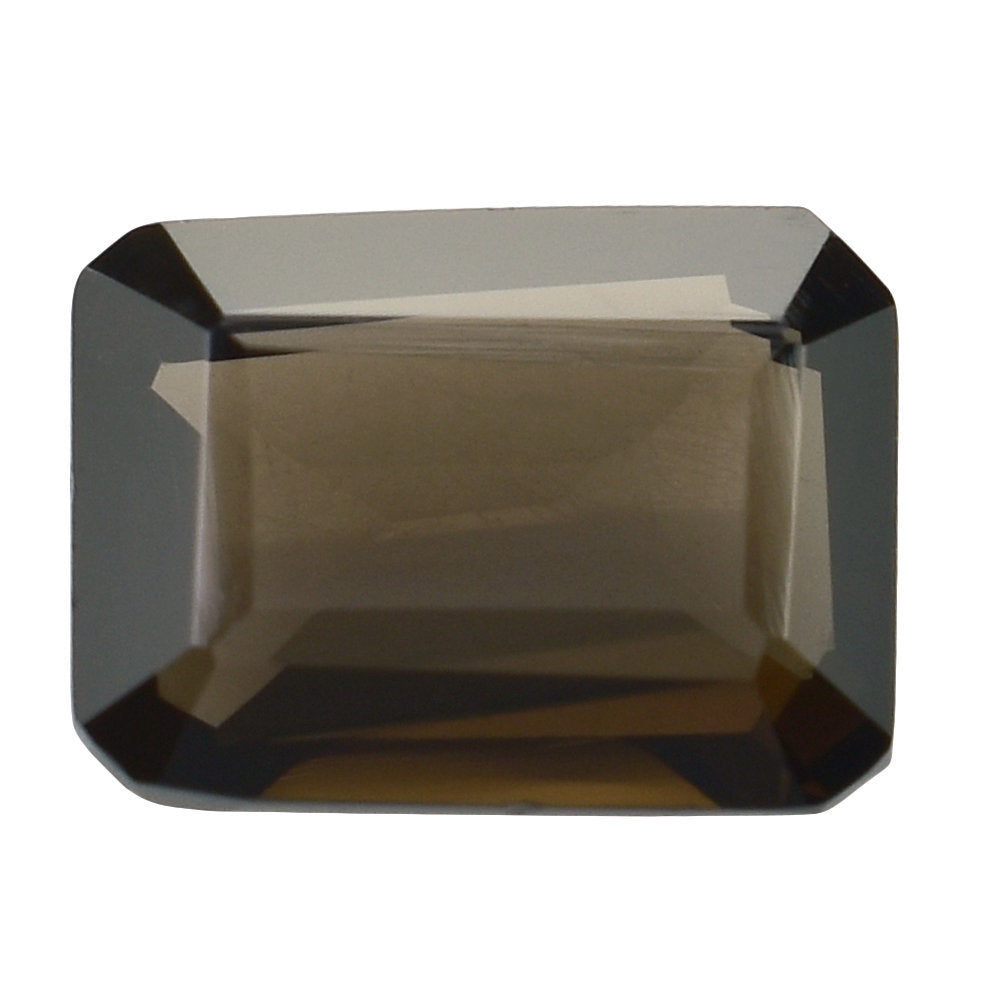 SMOKY QUARTZ CUT OCTAGON 8X6MM 1.35 Cts.