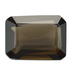 SMOKY QUARTZ CUT OCTAGON 8X6MM 1.35 Cts.
