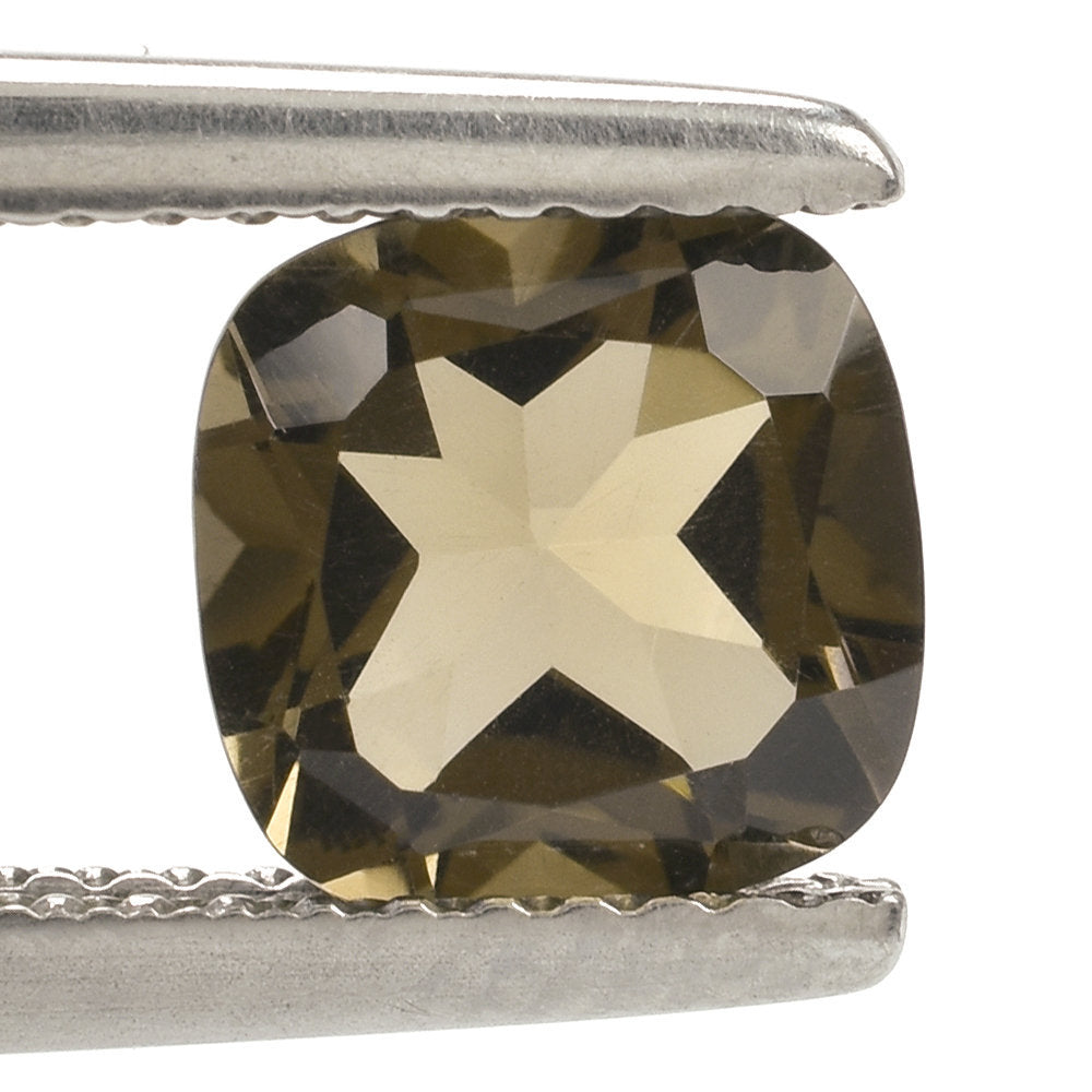 SMOKY QUARTZ CUT CUSHION 7.00MM 1.40 Cts.