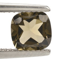 SMOKY QUARTZ CUT CUSHION 7.00MM 1.40 Cts.