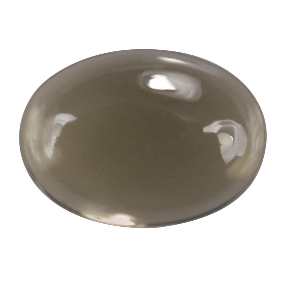 SMOKY QUARTZ OVAL CAB 7X5MM 0.88 Cts.