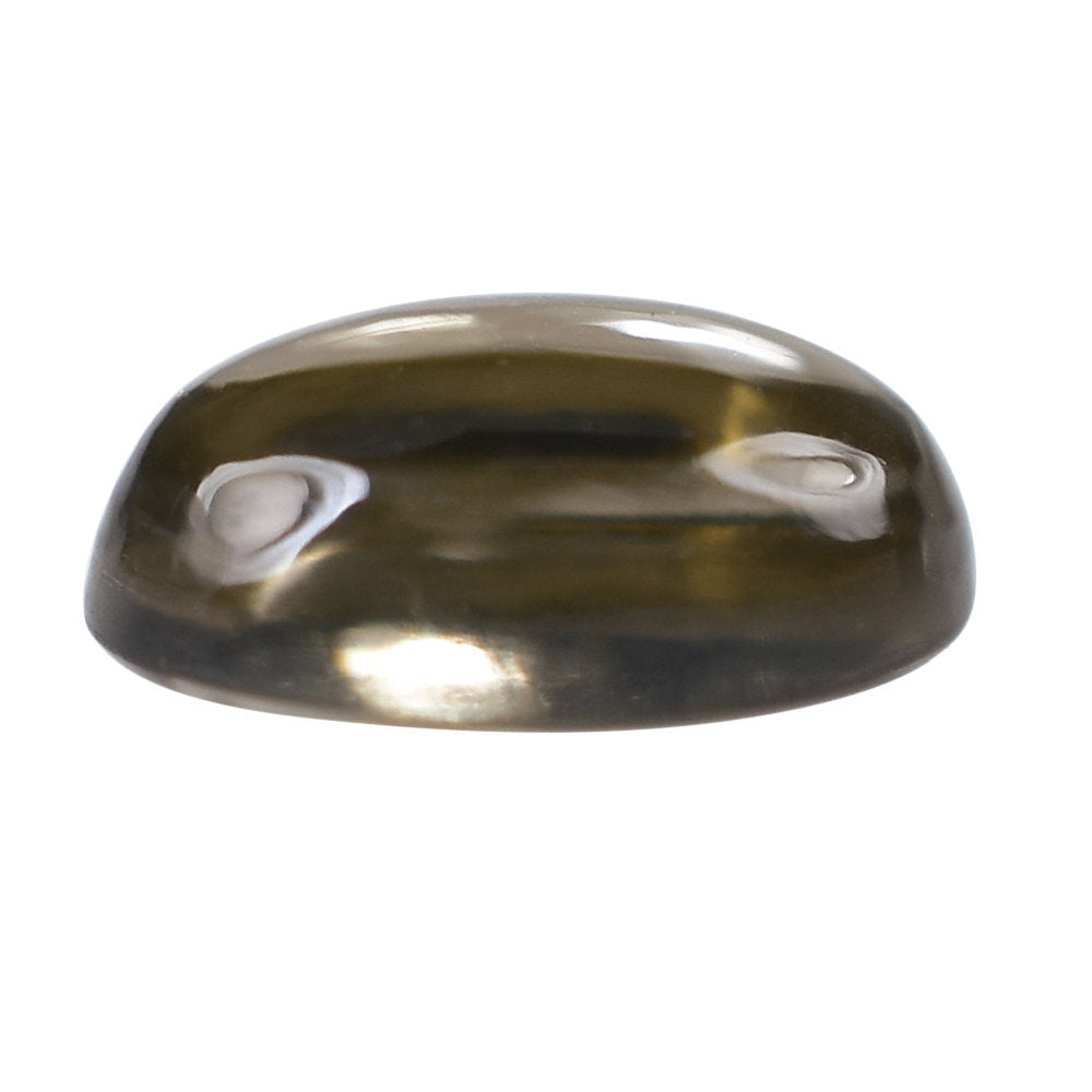 SMOKY QUARTZ OVAL CAB 7X5MM 0.88 Cts.