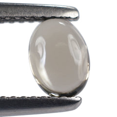 SMOKY QUARTZ OVAL CAB 7X5MM 0.88 Cts.