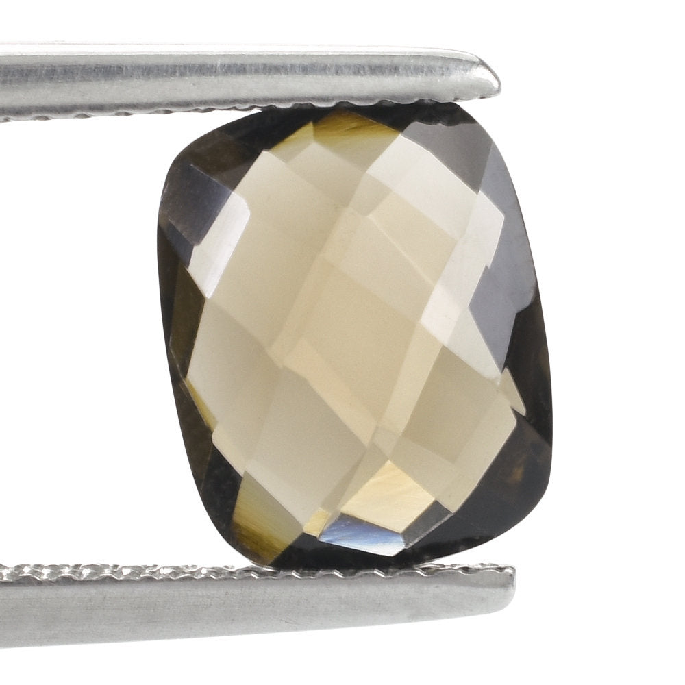 SMOKY QUARTZ BRIOLETTE CUSHION 10X8MM 2.59 Cts.