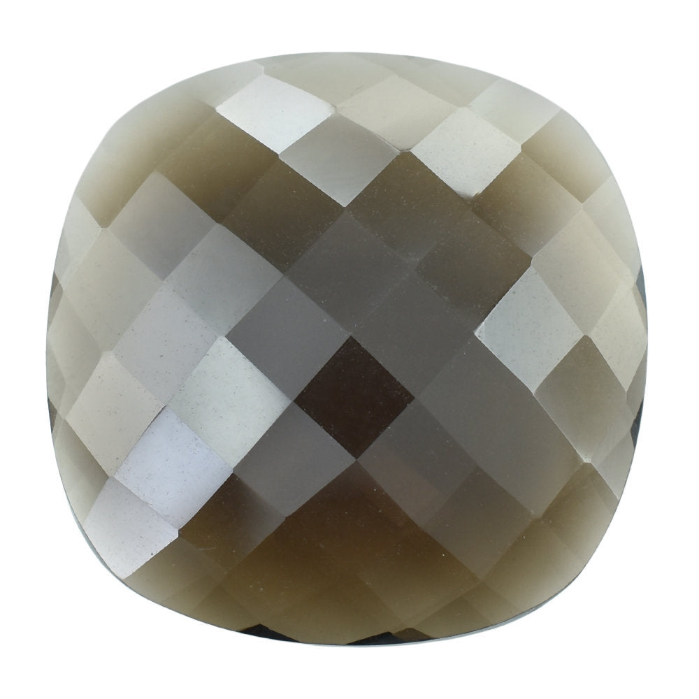 SMOKY QUARTZ BRIOLETTE CUSHION 25.00MM 28.25 Cts.